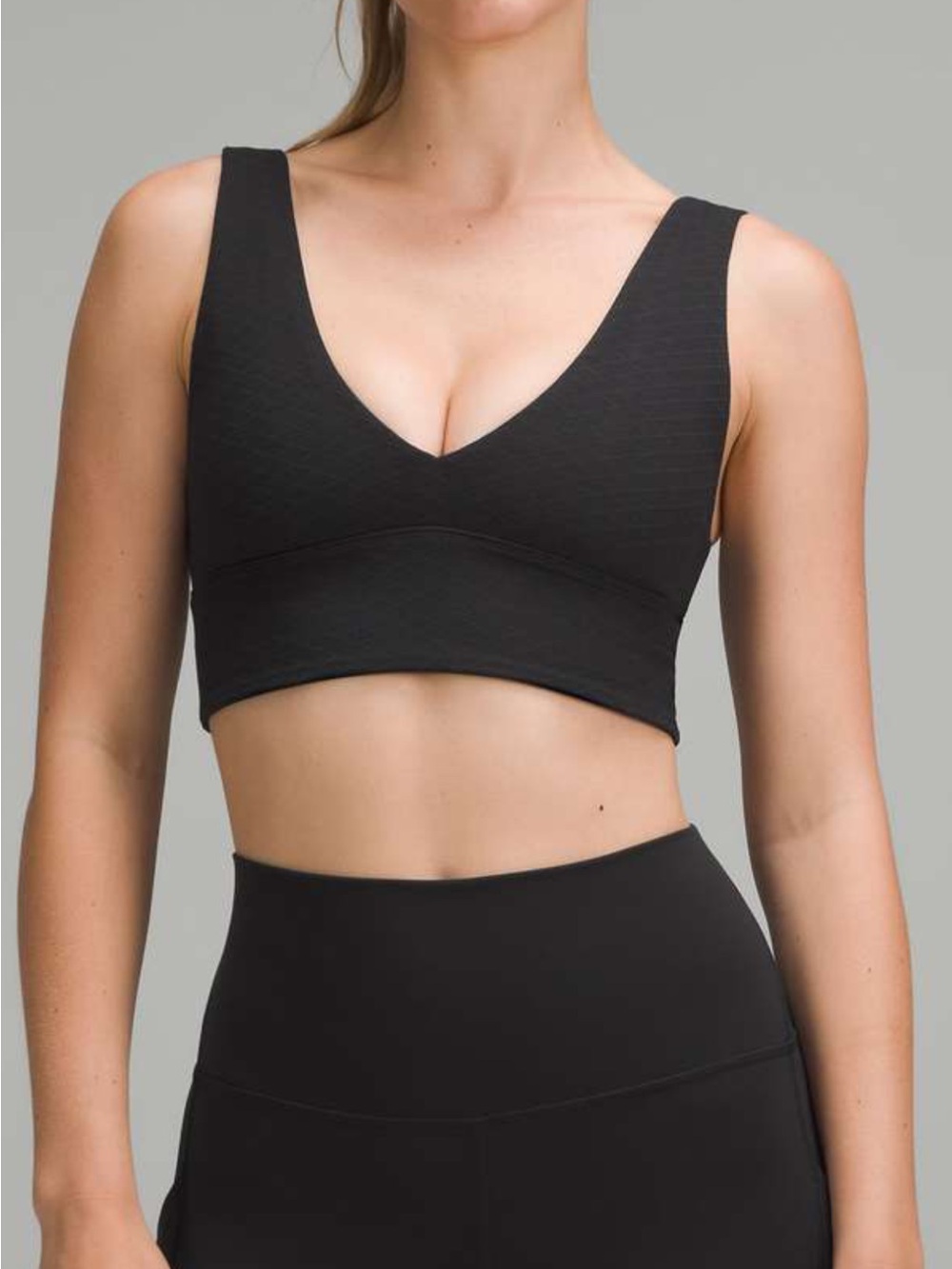 lululemon athletica Align V Neck Bra Diamond Cut C/D - Picture 1 of 4